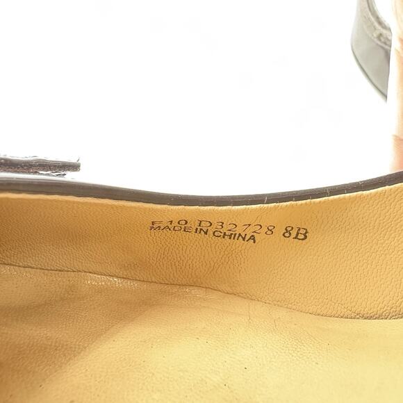 Cole Haan Heels Womens Size 8 B Brown‎ Pumps Block Buckle - Picture 2 of 10